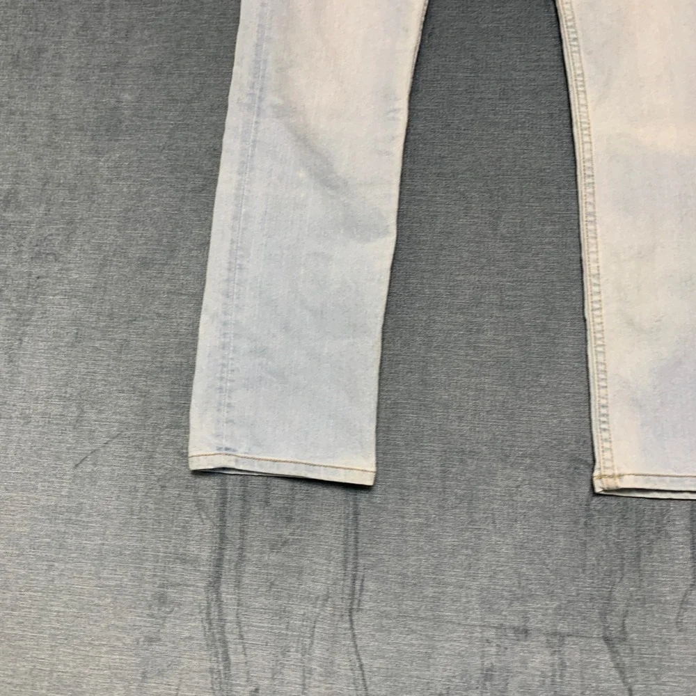 RSQ Jeans Mens 30x30 Blue Denim Cotton Stretch Mid Rise Slim Fit Straight Leg